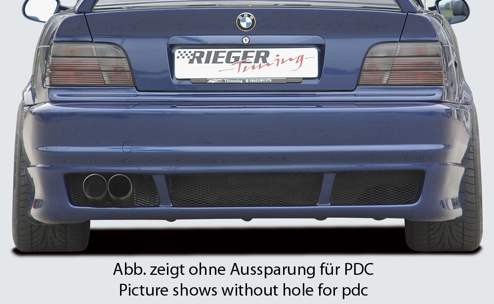 Rieger Heckschürze (V2) für BMW 3er E36