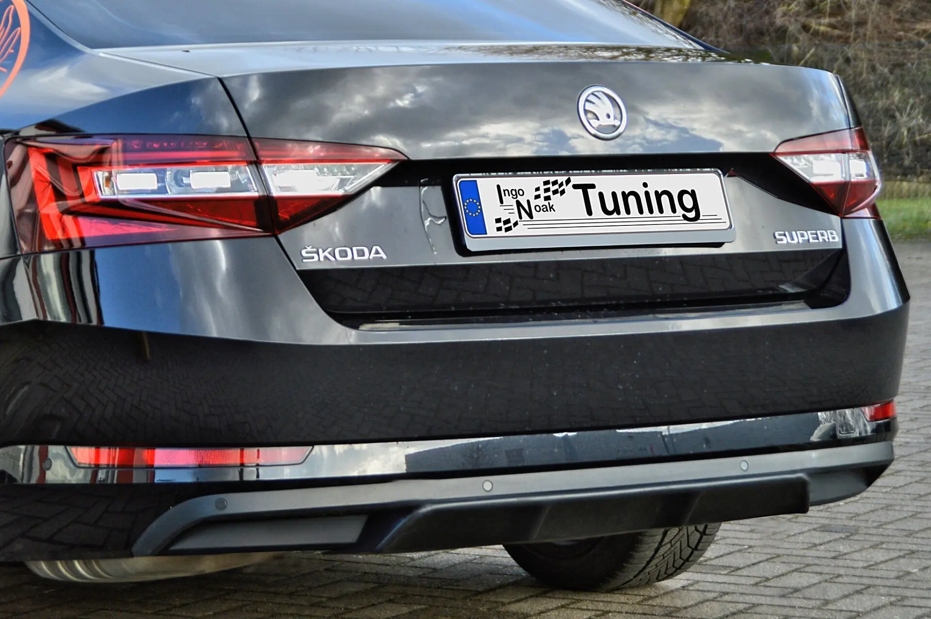 Ingo Noak Heckdiffusor / Heckschürze für Skoda Superb 3V ab 2015-