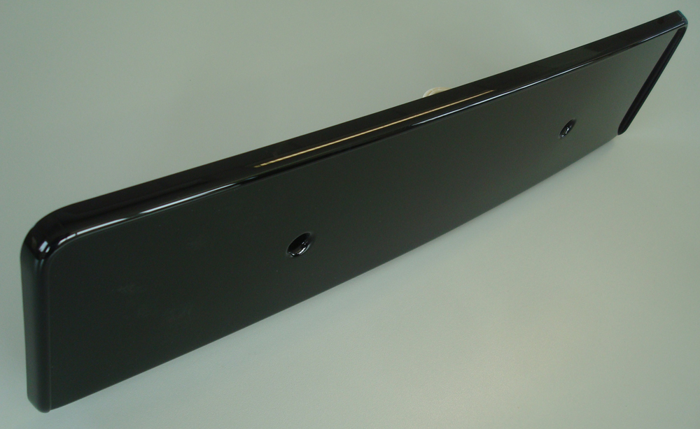 Rieger Kennzeichenauflage schwarz glänzend für Audi A5 / S5 B8