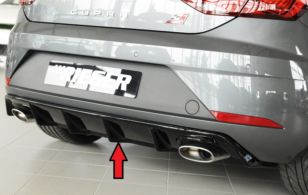 Rieger Heckeinsatz für Seat Leon 5F