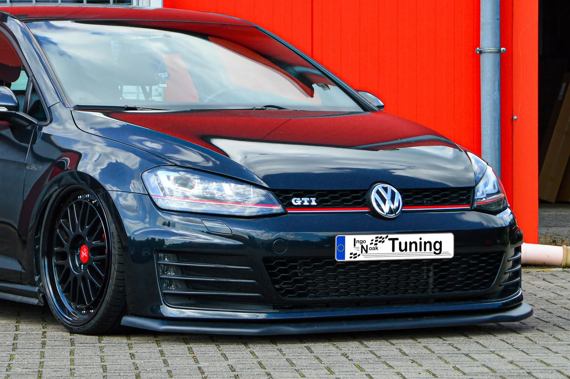 Ingo Noak Cup Frontspoilerlippe V2 für VW Golf 7 GTI GTD