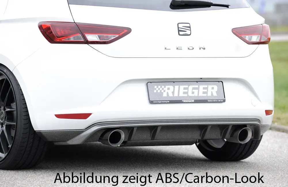 Rieger Heckschürzenansatz für Seat Leon 5F