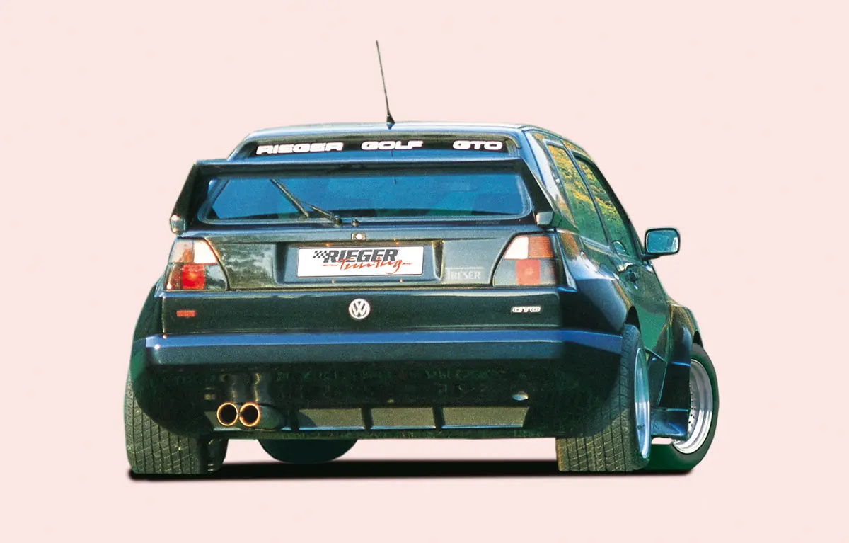 Rieger Heckflügel Breitbau II für VW Golf II 3- und
