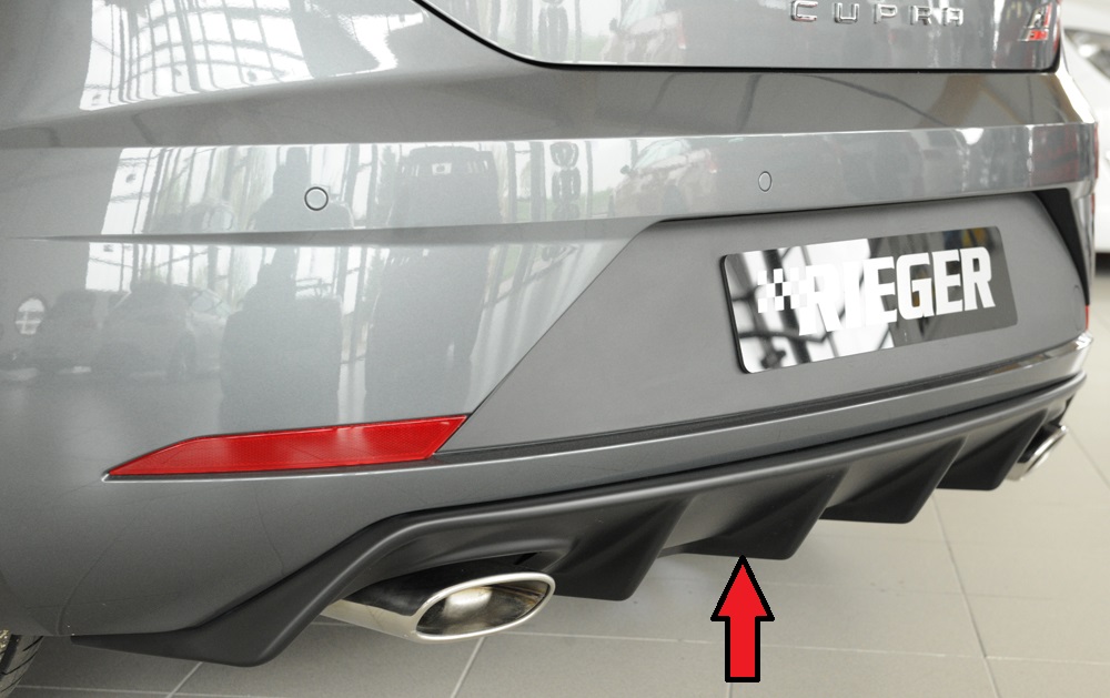 Rieger Heckeinsatz für Seat Leon 5F