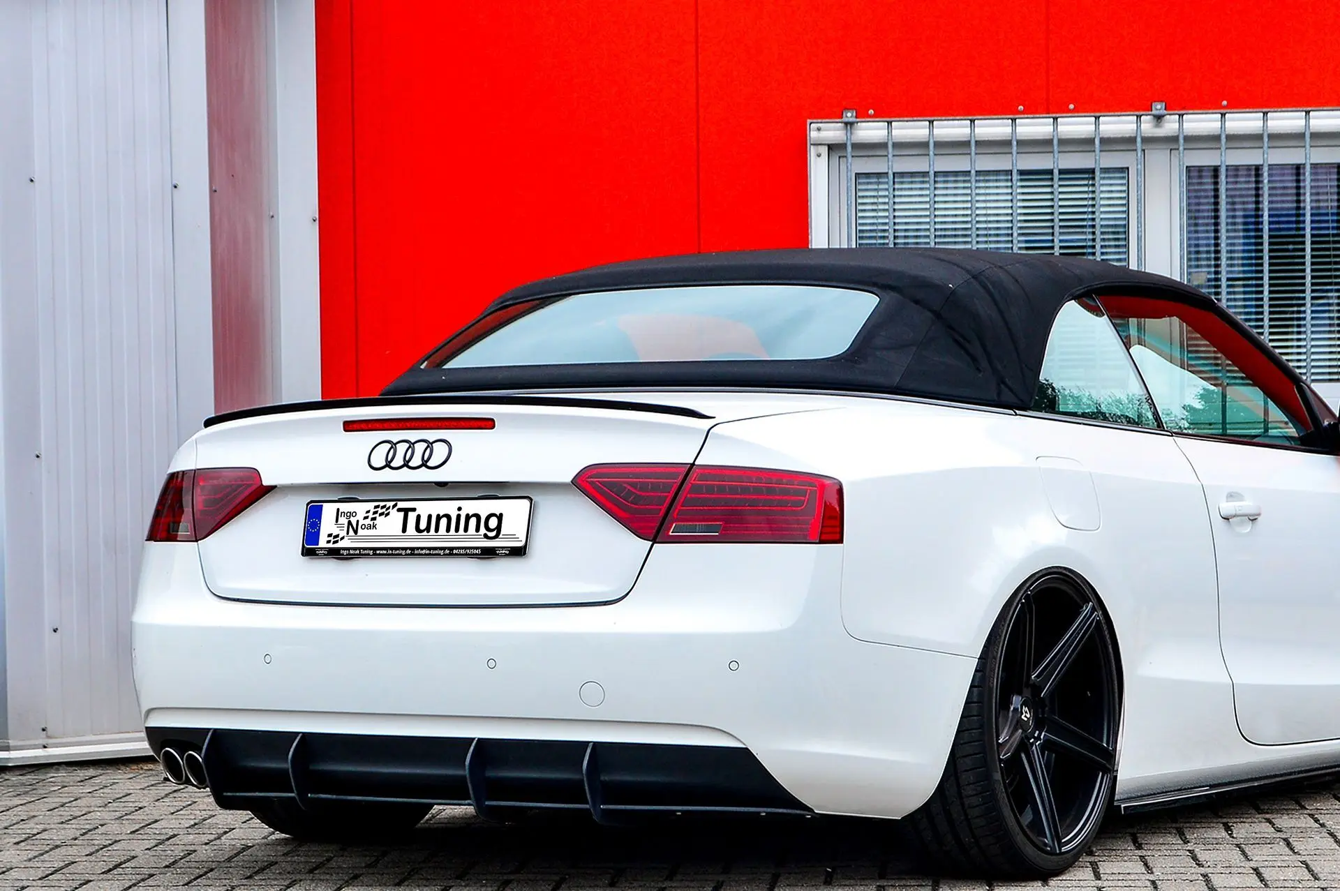 Ingo Noak Gefräster Heckansatz für Audi A5 B8 Facelift ohne S-Line
