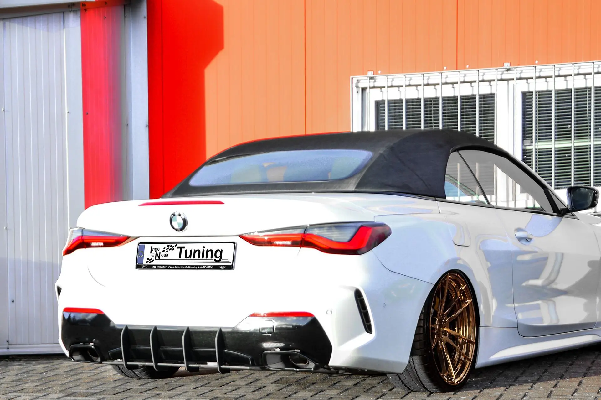 Ingo Noak Heckeinsatz Diffusor Heckeinsatz passend für BMW 4er G22/G23