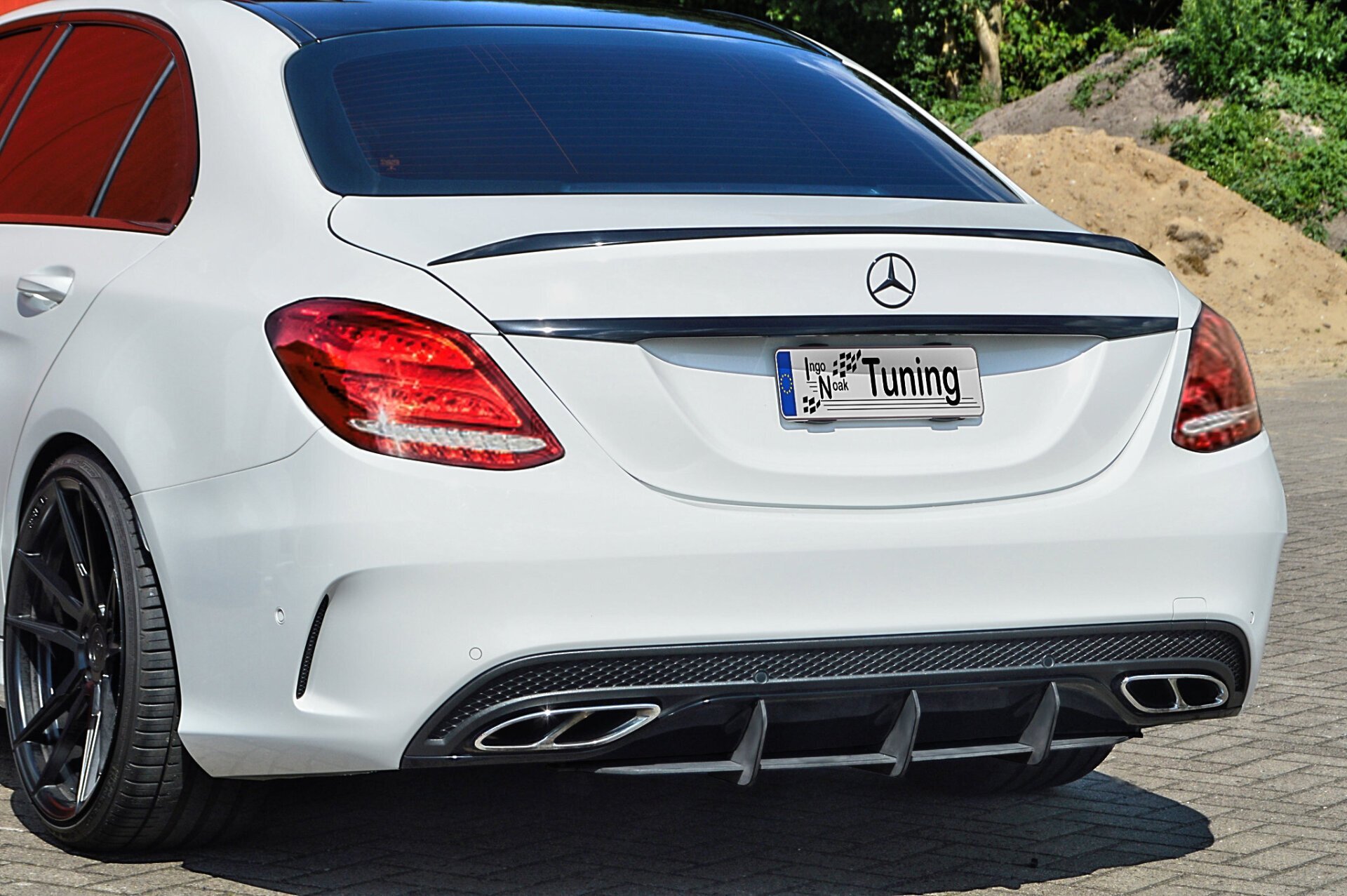 Ingo Noak Heckansatz für Mercedes C W205 43 AMG Limousine