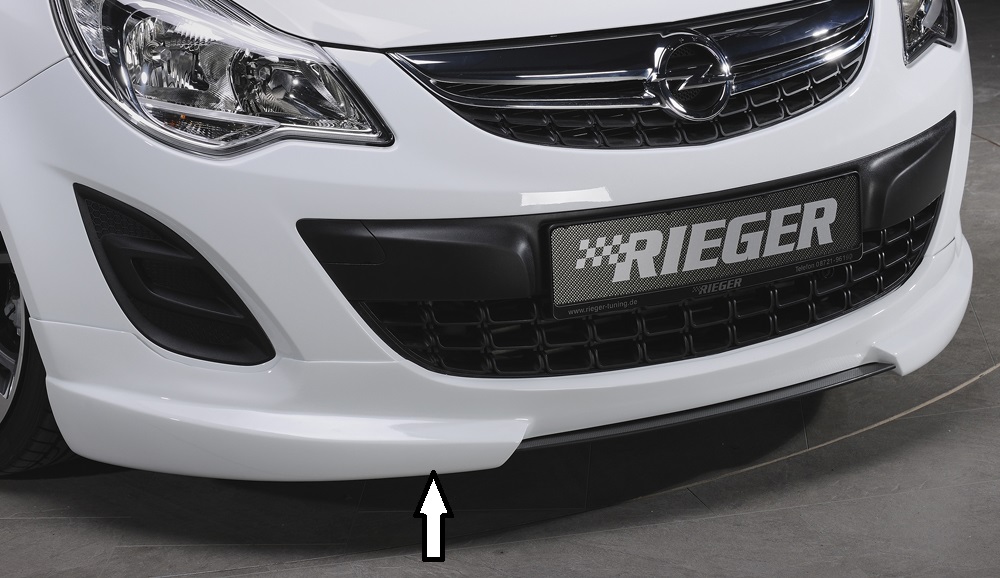 Rieger Spoilerlippe für Opel Corsa Corsa D