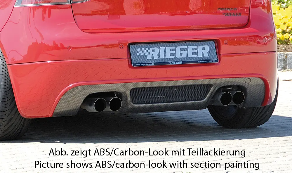Rieger Heckansatz für VW Golf V
