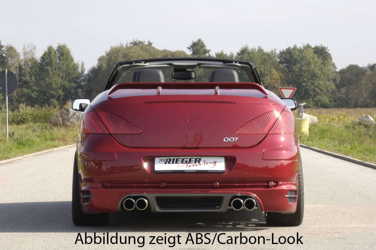 Rieger Heckansatz für Peugeot 307 Cabrio CC