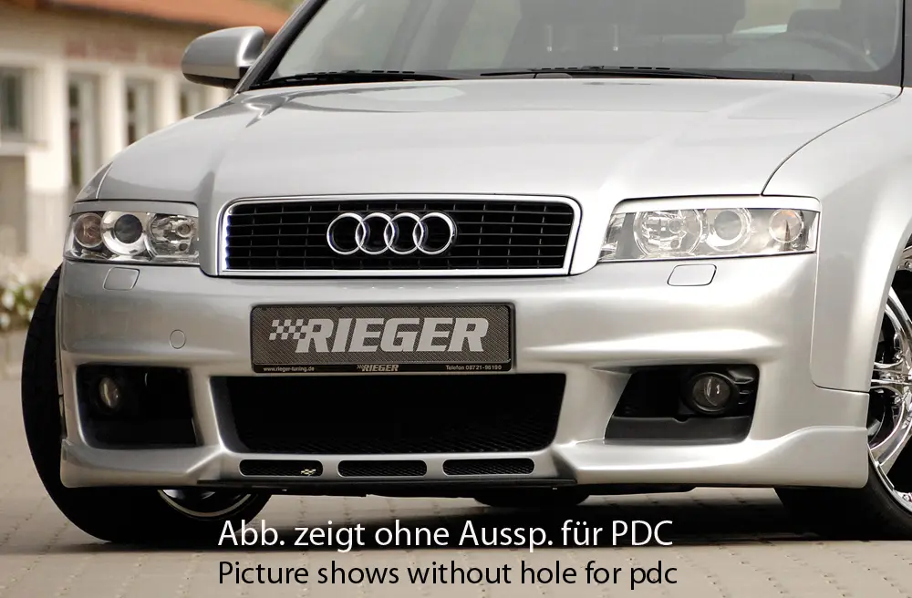 Rieger Spoilerstoßstange neues Design für Audi A4 B6
