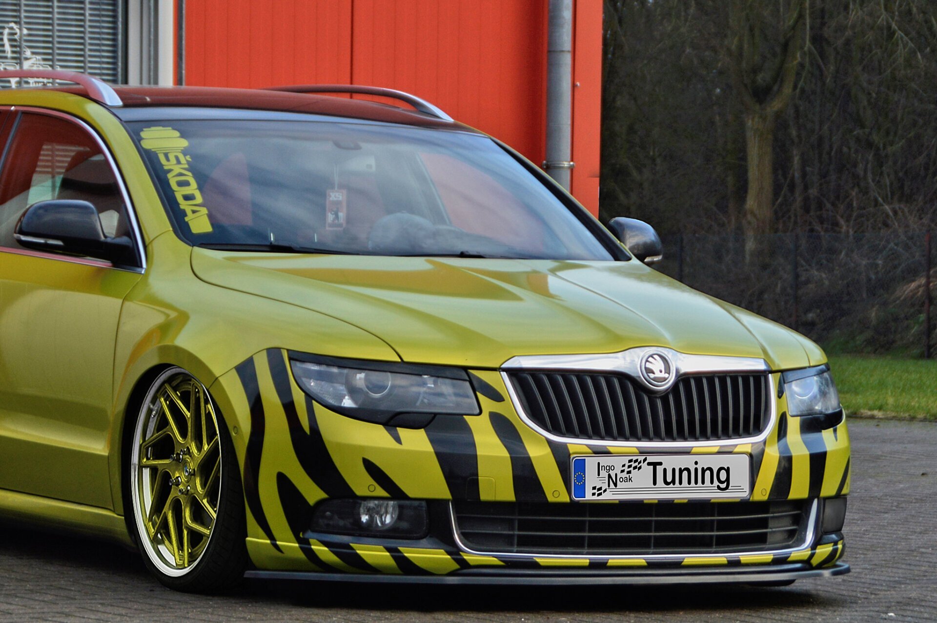 Ingo Noak Spoilerschwert Cuplippe für Skoda Superb 3T Styling