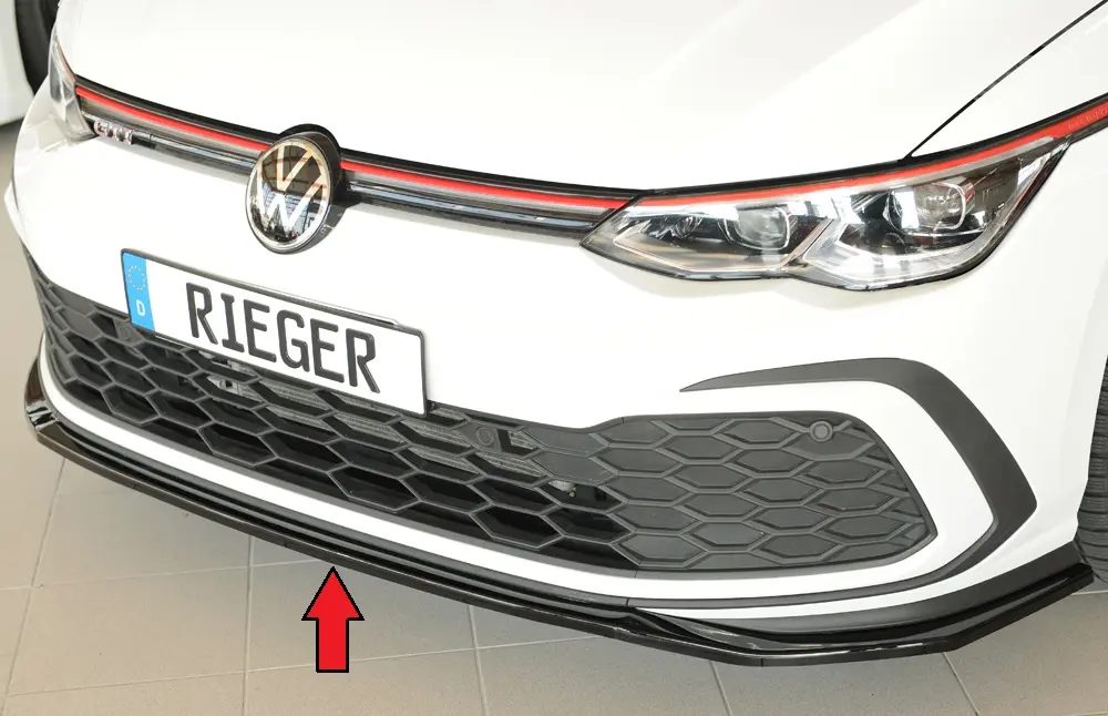 Rieger Spoilerschwert nur für GTI / GTD / GTE für VW Golf VIII
