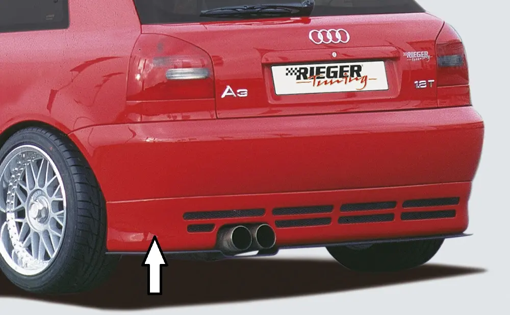 Rieger Heckansatz für Audi A3 8L