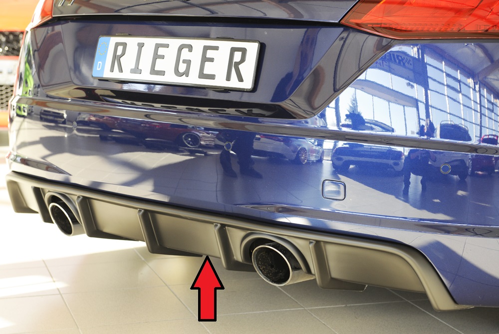 Rieger Heckeinsatz für Audi TT 8S