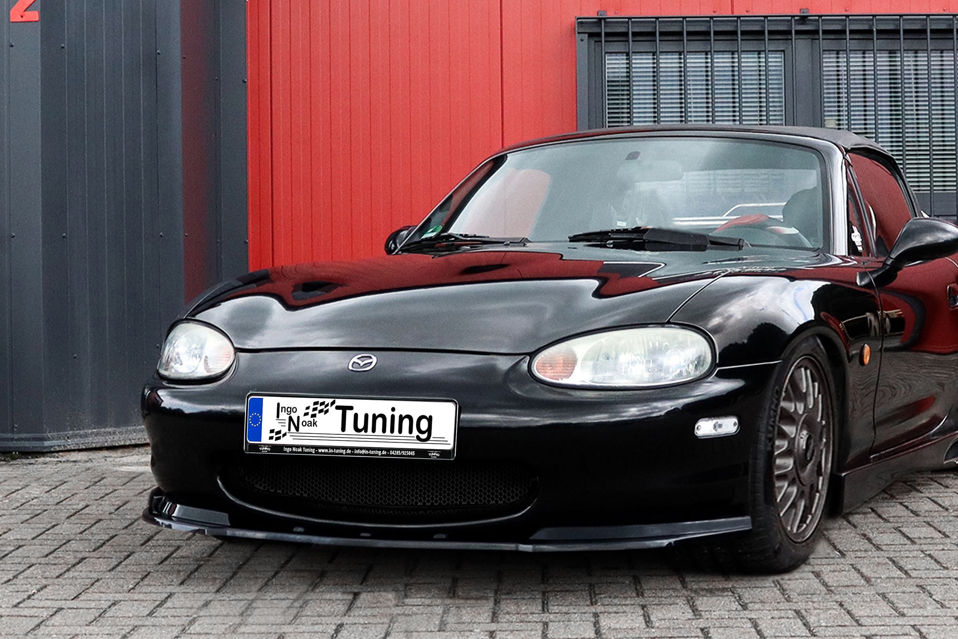 Ingo Noak Cuplippe Frontspoilerlippe aus ABS für Mazda MX5 NB