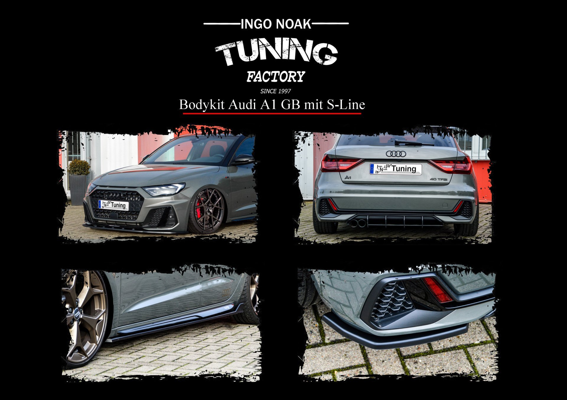 Ingo Noak Bodykit für Audi A1 GB Sportback mit S-Line Bj.2018-