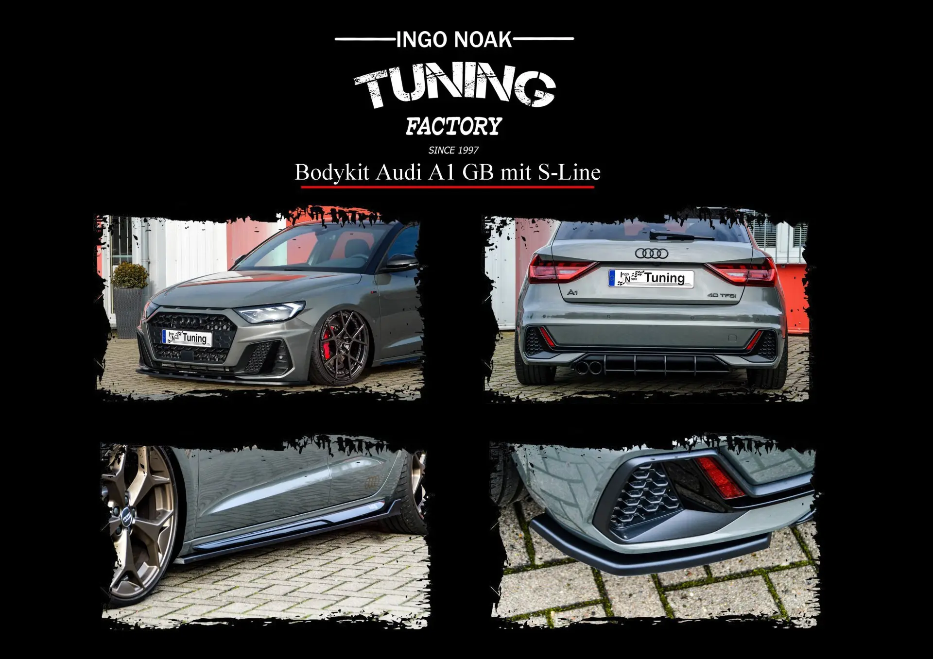 Ingo Noak Bodykit für Audi A1 GB Sportback mit S-Line Bj.2018-