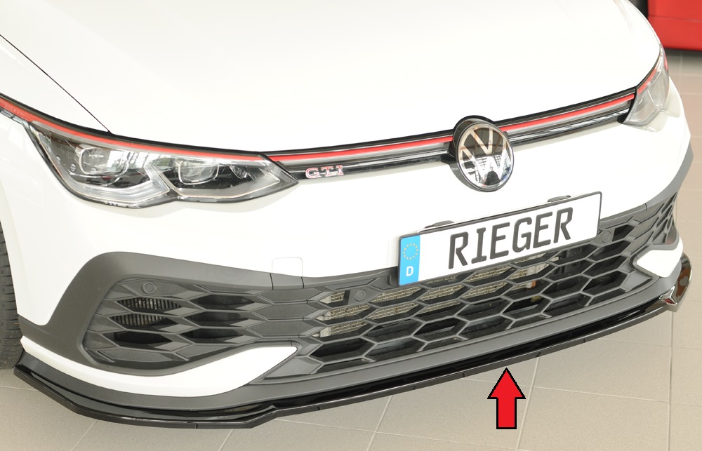 Rieger Spoilerschwert nur für GTI Clubsport für VW Golf VIII GTI Clubsport