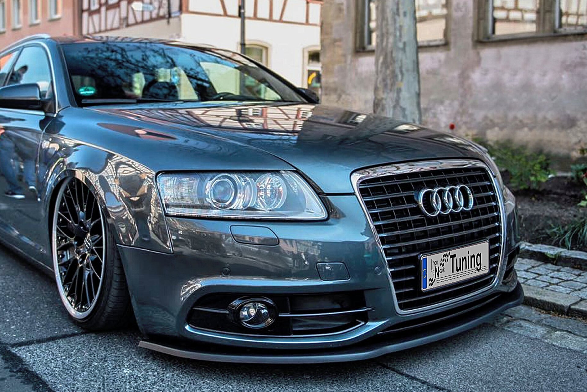 Ingo Noak Spoilerschwert Cuplippe ABS für Audi A6 4F S-Line Facelift