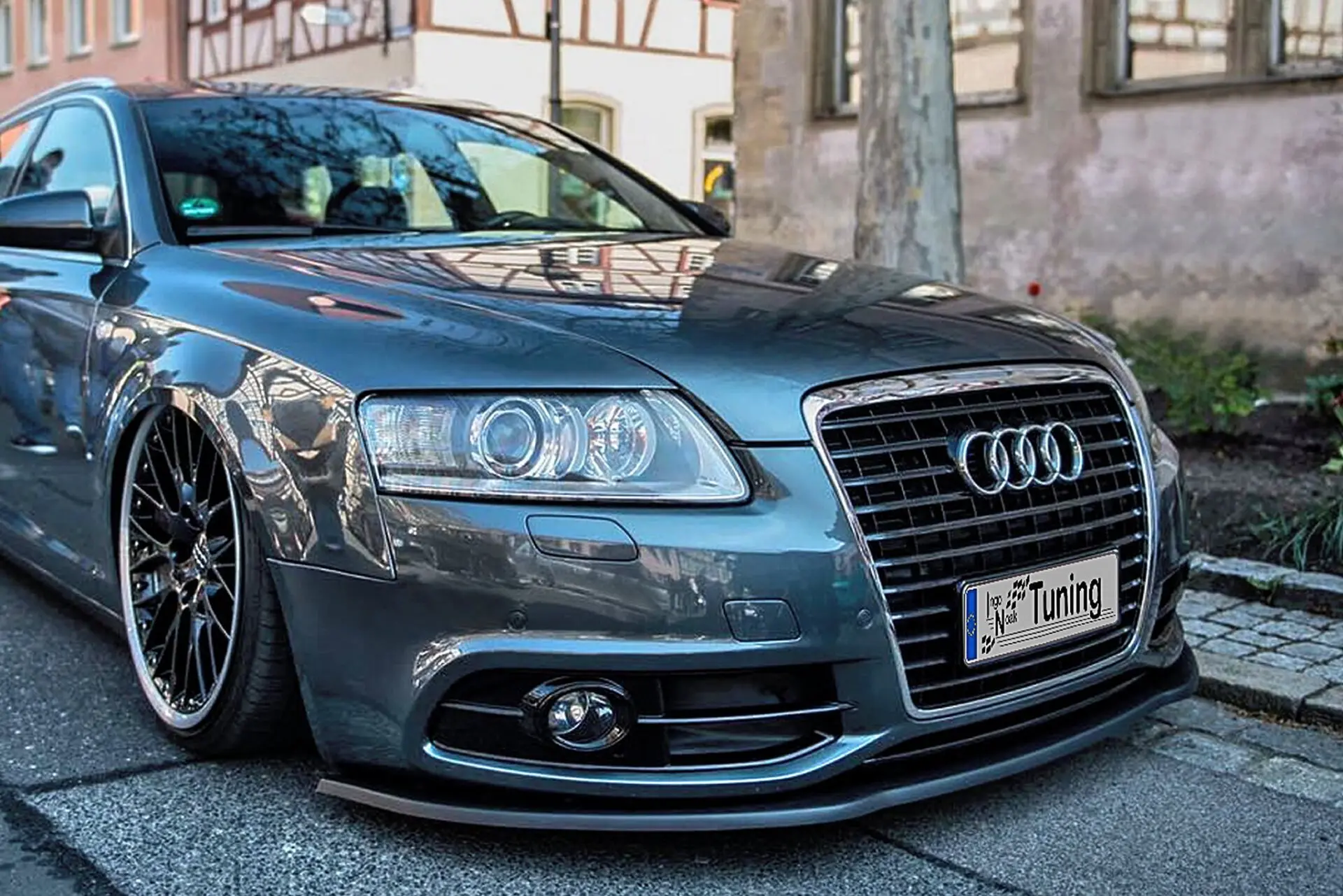 Ingo Noak Spoilerschwert Cuplippe ABS für Audi A6 4F S-Line Facelift