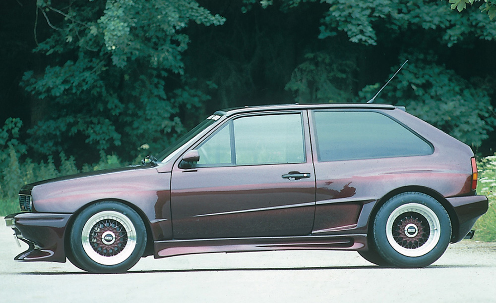 Rieger Spoilerstoßstange Breitbau II für VW Polo 2 86C Coupe