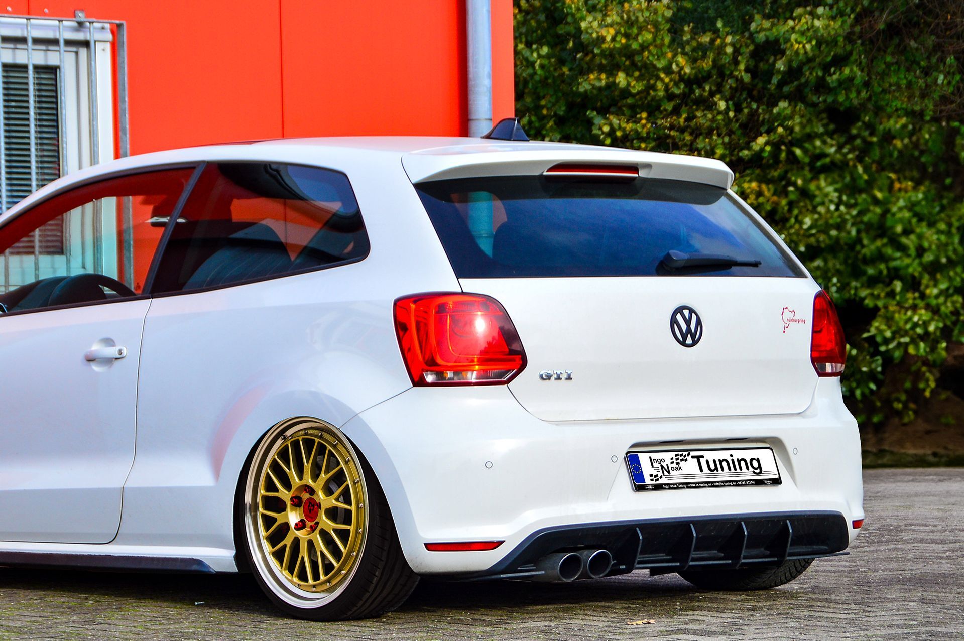 Ingo Noak Gefräster Heckansatz für VW Polo GTI 6R