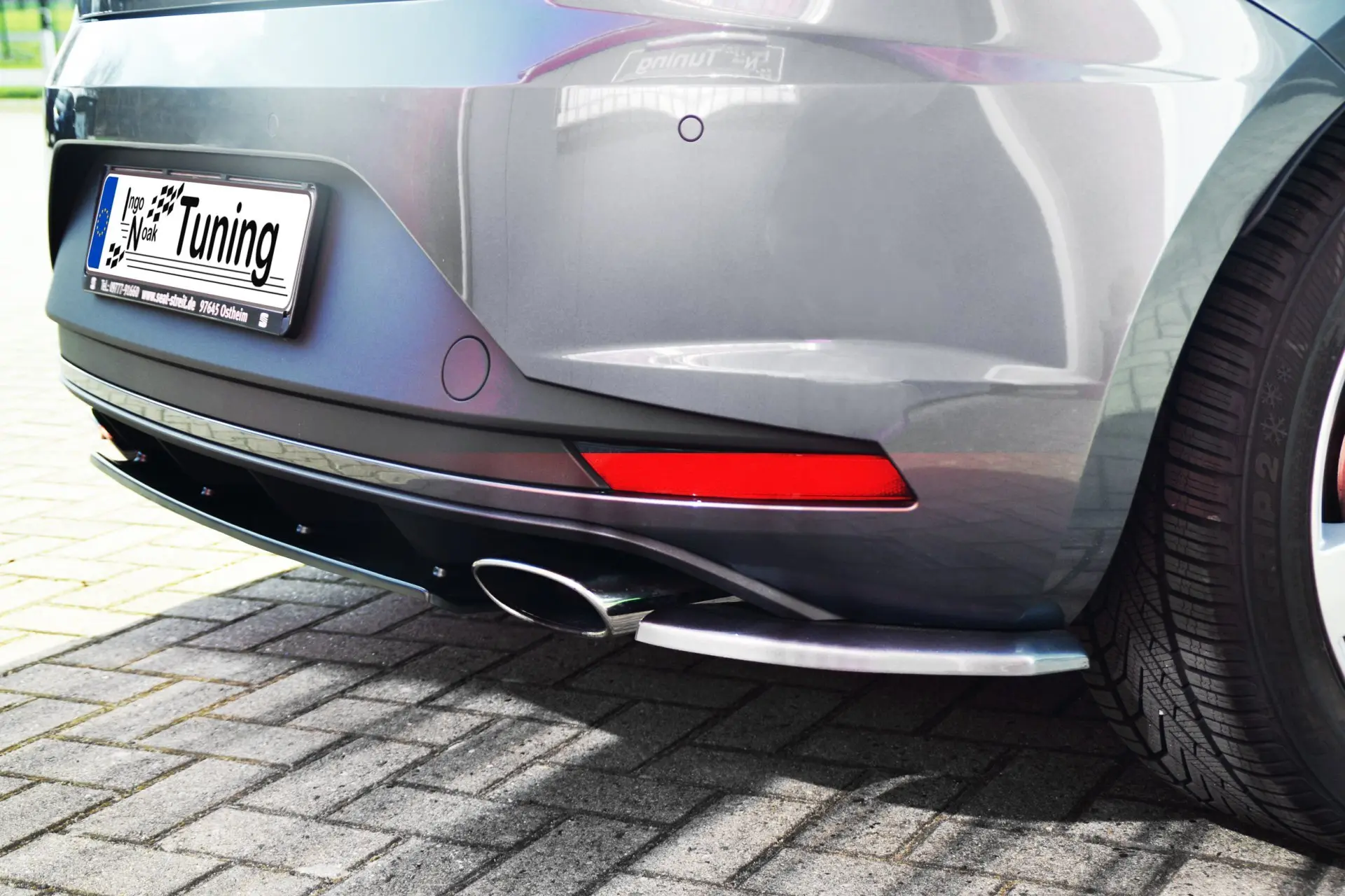 Ingo Noak Heckansatz Heckdiffusor Seitenteile für Seat Leon 3 5F