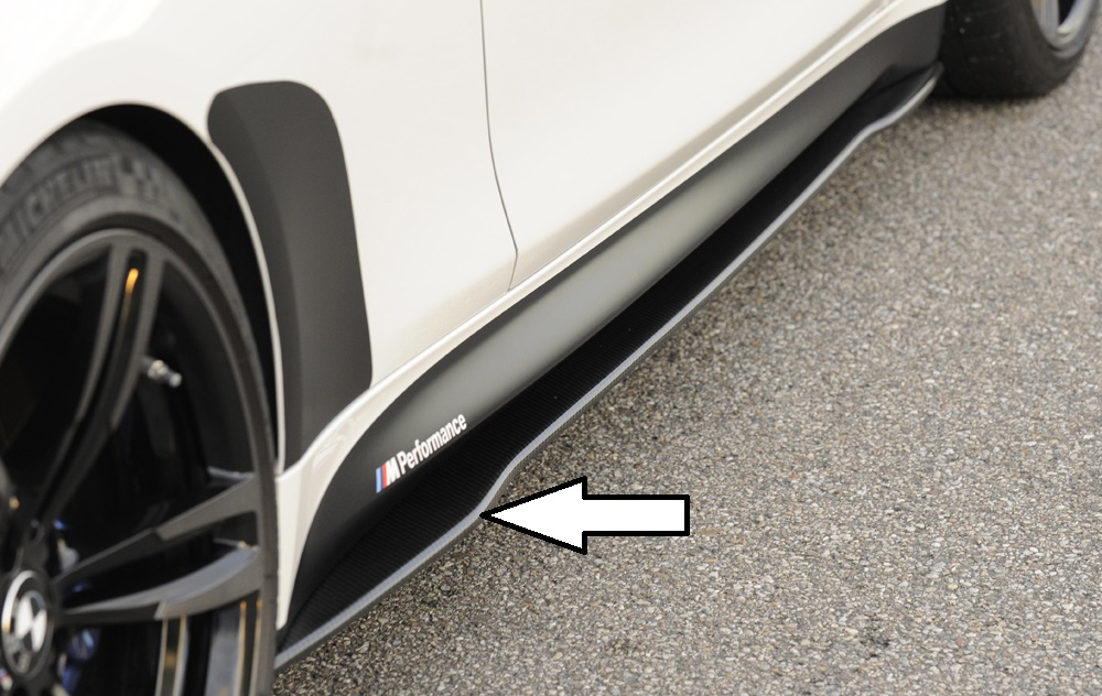 Rieger Carbon Seitenschwelleransatz, rechts für BMW M4 F82/F83