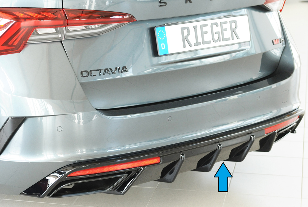 Rieger Heckeinsatz für Skoda Octavia NX