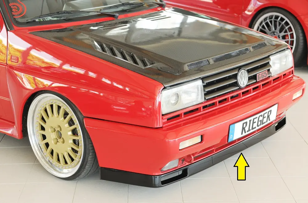 Rieger Spoilerlippe für VW Golf II Rallye