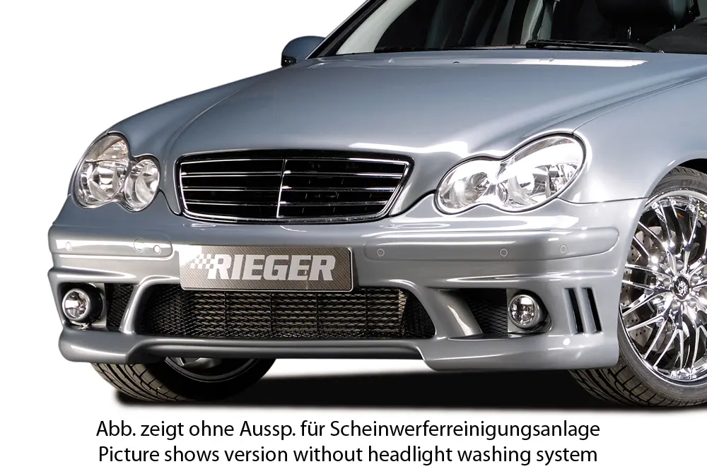 Rieger Spoilerstoßstange für Mercedes-Benz C-Klasse W203