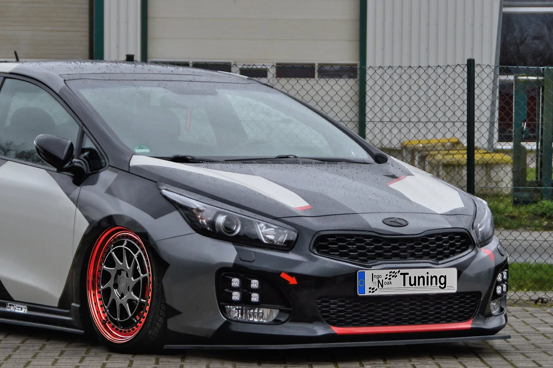 Ingo Noak CUP Frontspoilerlippe für Kia Ceed GT Line